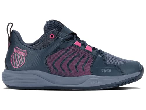 K-Swiss Performance Damen ULTRASHOT Team Tennis Shoe, Orion Blue/Infinity/Carmine Rose, 37.5 EU von K-Swiss