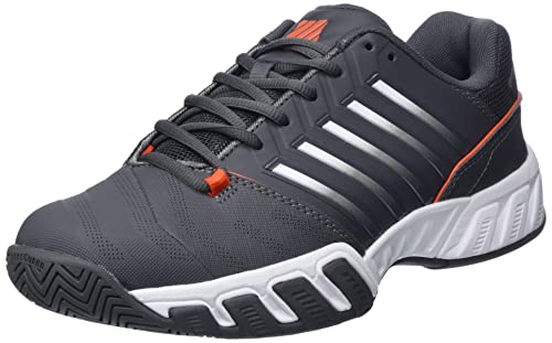 K-Swiss Herren Bigshot Light 4 Tennisschuh, Asphalt/White/Spicy Orange, 44.5 EU von K-Swiss