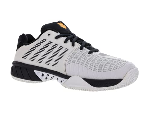 K-Swiss Performance Herren Express Light 3 HB Tennis Shoe, Barely Blue/Moonless Night/Amber Yellow, 47 EU von K-Swiss