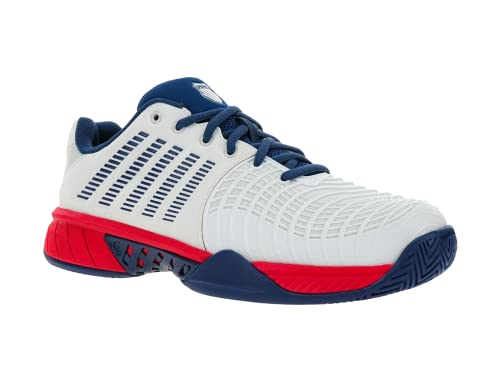 K-Swiss Performance Herren Express Light 3 Tennis Shoe, Bit of Blue/Blue Opal/Lollipop, 45 EU von K-Swiss