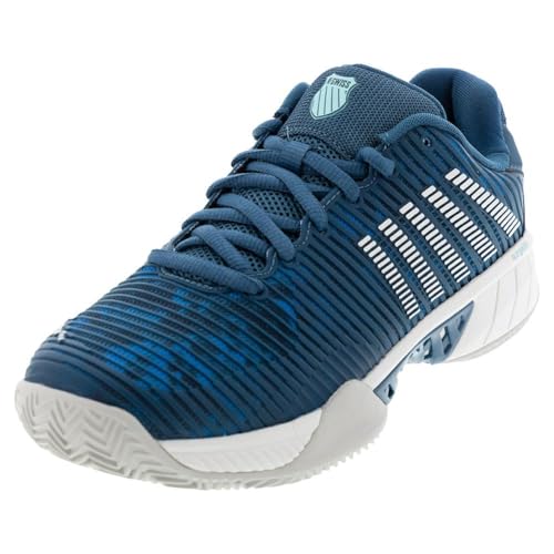 K-Swiss Performance Herren Hypercourt Express 2 HB Tennis Shoe, Indian Teal/Star White/Moonstruck, 43 EU von K-Swiss