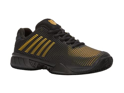 K-Swiss Performance Herren Hypercourt Express 2 HB Tennis Shoe, Moonless Night/Amber Yellow, 41 EU von K-Swiss