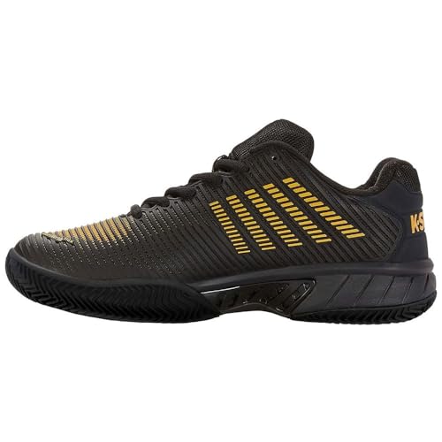 K-Swiss Performance Herren Hypercourt Express 2 HB Tennis Shoe, Moonless Night/Amber Yellow, 45 EU von K-Swiss