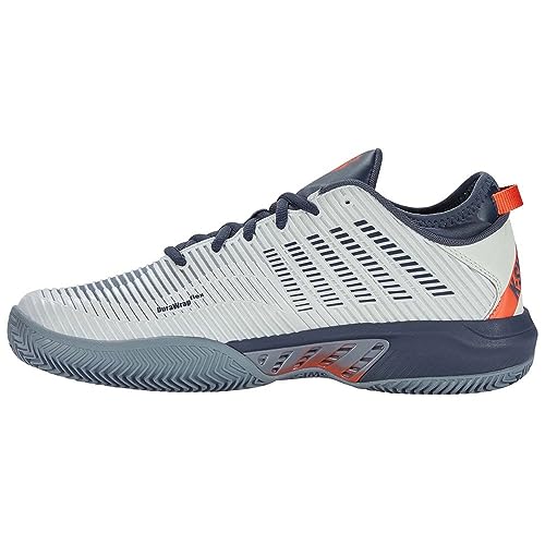 K-Swiss Performance Herren Hypercourt Supreme HB Tennis Shoe, Blue Blush/Orion Blue/Scarlet Ibis, 43 EU von K-Swiss