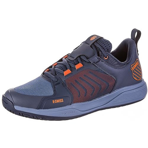 K-Swiss Performance Herren ULTRASHOT Team Tennis Shoe, Windward Blue/Orion Blue/Scarlet Ibis, 45 EU von K-Swiss