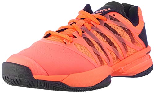 K-Swiss Performance Herren ULTRASHOT Tennisschuhe, Orange (Neon Blaze/Black 22), 44 EU von K-Swiss