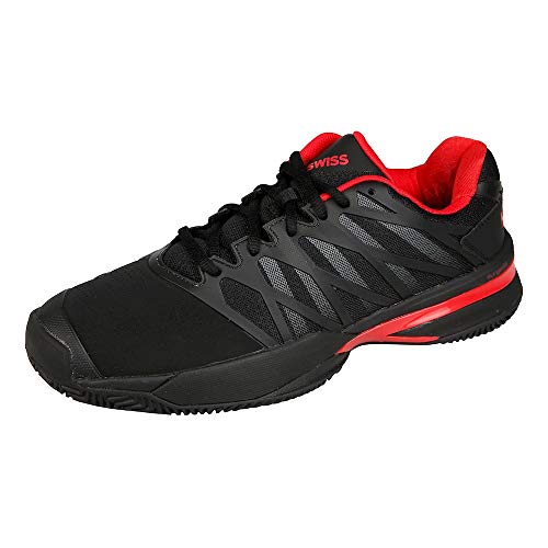 K-Swiss Performance Herren Ultrashot 2 HB Tennisschuhe, Schwarz (Black/Lollipop 071-M), 47 EU von K-Swiss