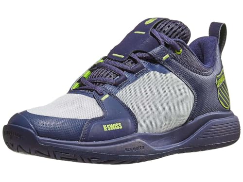 K-Swiss Performance Herren Ultrashot Team Tennis Shoe, Peacoat/Gray Violet/Lime Green, 42.5 EU von K-Swiss