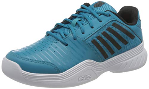 K-Swiss Performance Jungen COURT EXPRESS CARPET Tennisschuh, ALGIERS BLUE/BLACK/WHITE, 18 EU von K-Swiss