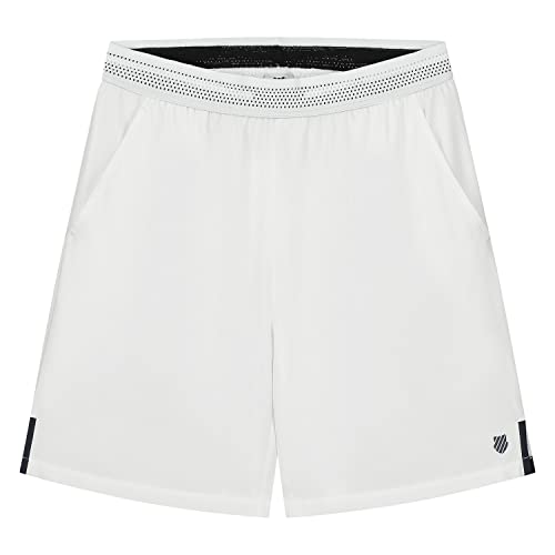 K-Swiss Performance Jungen Core Team 8`` Kurze Hose Shorts, weiß, 12 años von K-Swiss