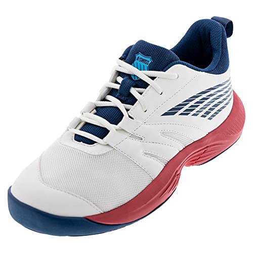 K-Swiss Performance SPEEDTRAC Tennis Shoe, Blanc de Blanc/Blue Opal/Lollipop, 37 EU von K-Swiss