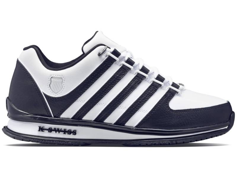 K-Swiss Rinzler #22 Leder weiss/weiss/schwarz Herren Sneaker von K-Swiss