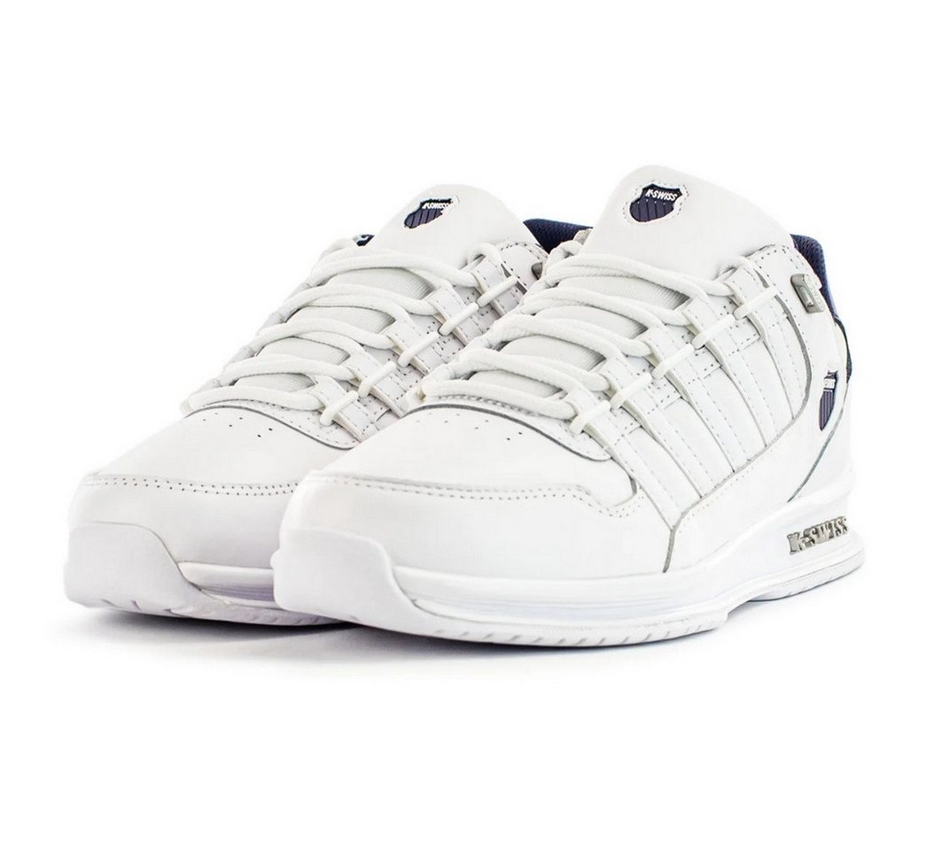 K-Swiss Rinzler GT (Leder, angenehmes Tragegefühl) weiss/dunkelblau Herren Sneaker von K-Swiss
