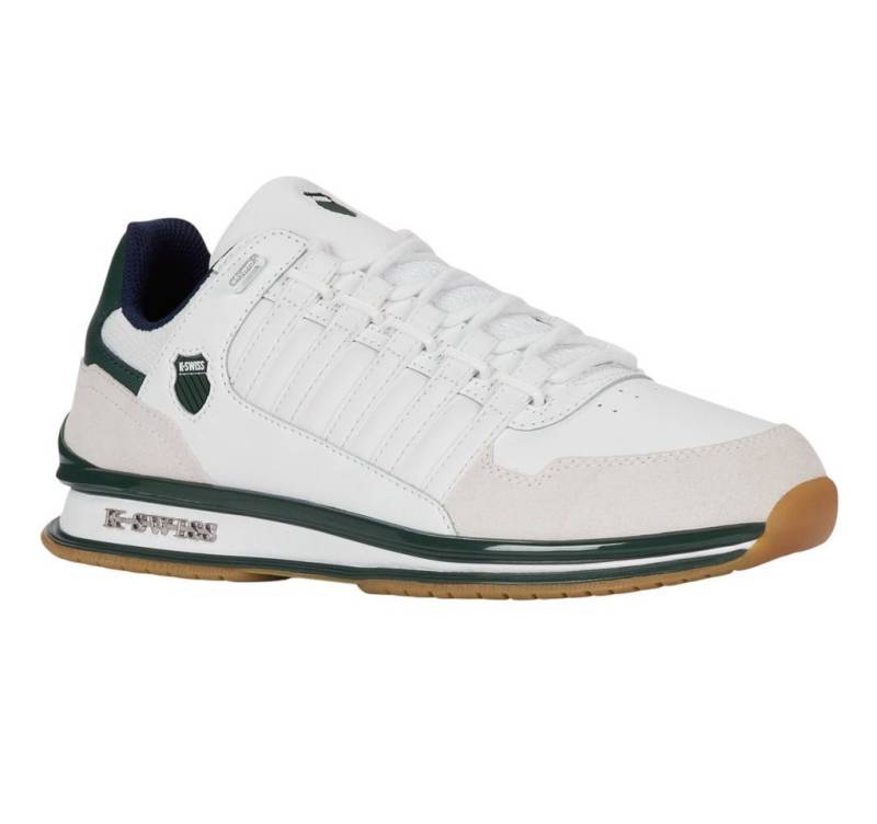 K-Swiss Rinzler GT (Leder, angenehmes Tragegefühl) weiss/grün Herren Sneaker von K-Swiss