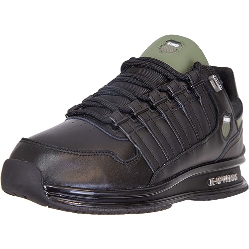 K-Swiss Rinzler GT Sneaker Trainer Schuhe (Black/Lichen, EU Schuhgrößensystem, Erwachsene, Numerisch, M, 43) von K-Swiss