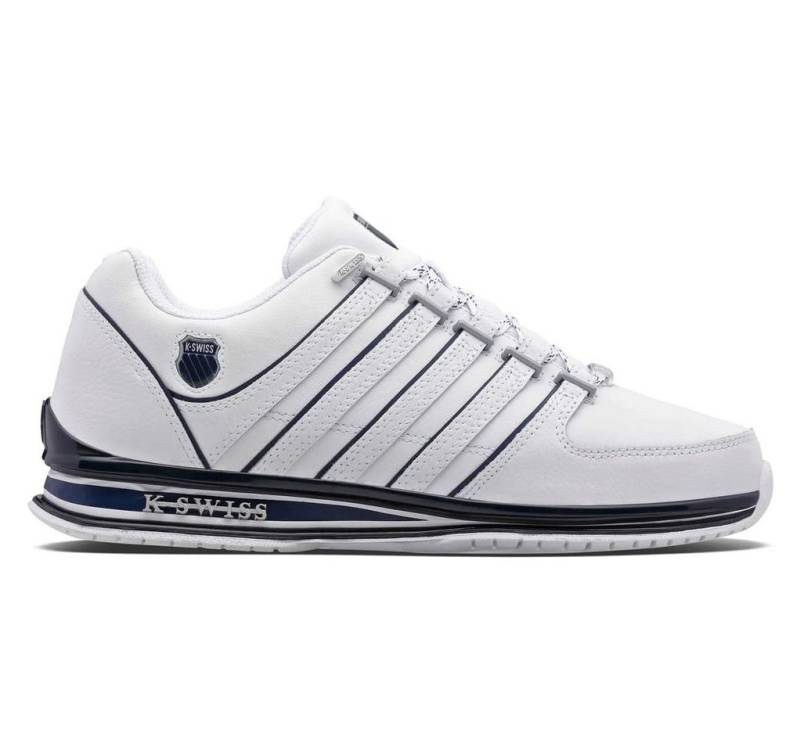 K-Swiss Rinzler Leder weiss/dunkelblau Herren Sneaker von K-Swiss