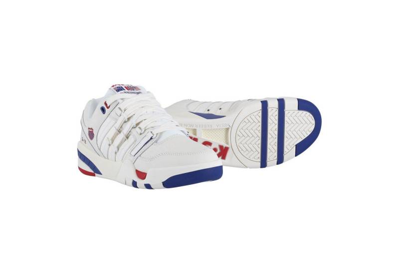 K-Swiss Si-18 International C (Leder) 2025 weiss/blau/rot Herren Sneaker von K-Swiss