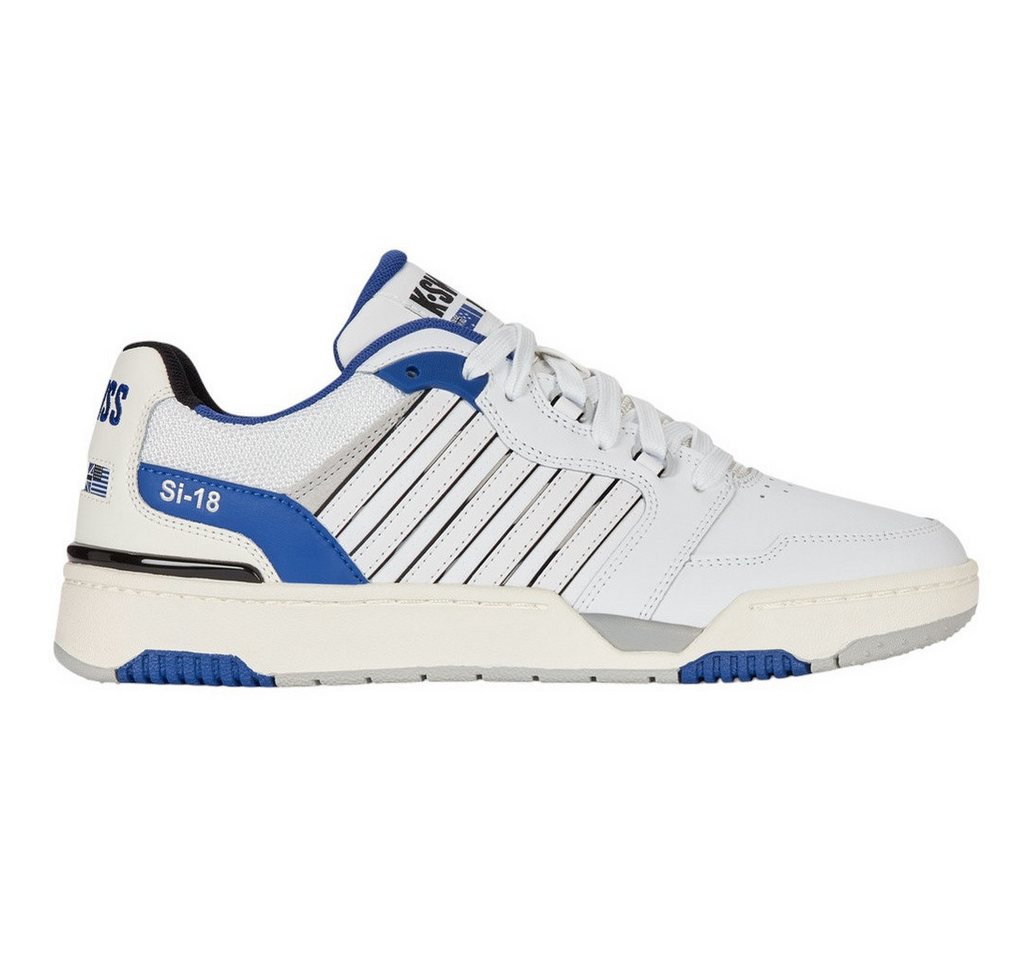 K-Swiss Si-18 Rival (Leder) 2025 weiss/blau/schwarz Herren Sneaker von K-Swiss