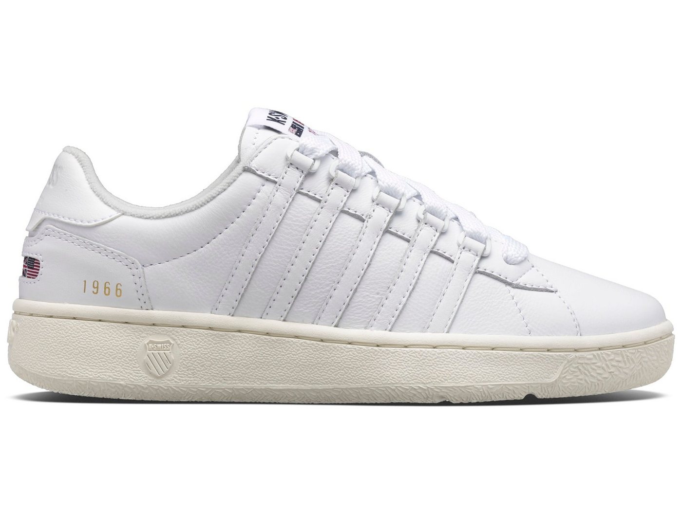 K-Swiss Slammclassic CC (Leder) weiss Herren Sneaker von K-Swiss