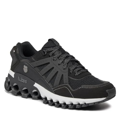 K-Swiss Tubes Sport Trail Sneaker Trainer Schuhe (Black/Charcoal, EU Schuhgrößensystem, Erwachsene, Numerisch, M, 43) von K-Swiss