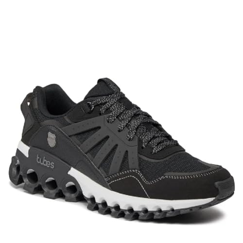 K-Swiss Tubes Sport Trail Sneaker Trainer Schuhe (Black/Charcoal, EU Schuhgrößensystem, Erwachsene, Numerisch, M, 45) von K-Swiss