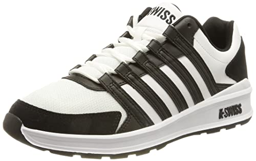 K-Swiss Herren Vista Trainer Sneaker, White/Black, 45 EU von K-Swiss