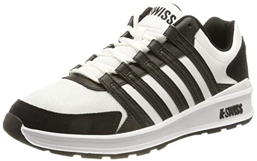 K-Swiss Herren Vista Trainer Sneaker, White/Black, 46 EU von K-Swiss