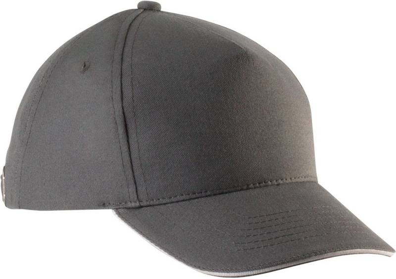 K-UP Baseball Cap 5-Panel Kinderkappe mit Kontrast-Sandwichschirm von K-UP