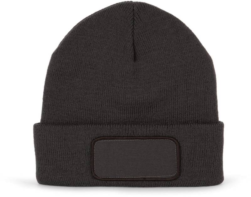 K-UP Bommelmütze Mütze mit Patch und Thinsulate-Futter K-UP Bommelmütze Mütze mit Patch und Thinsulate-Futter von K-UP