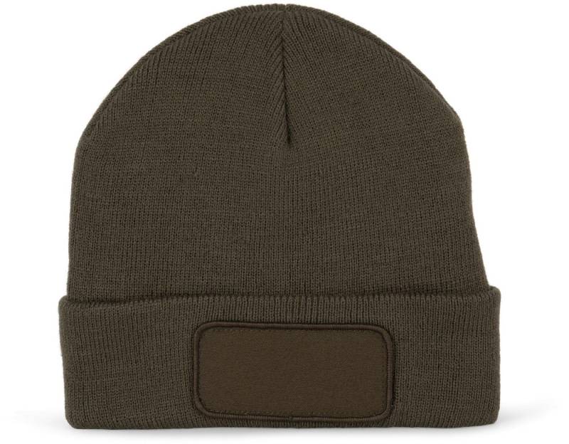 K-UP Bommelmütze Mütze mit Patch und Thinsulate-Futter K-UP Bommelmütze Mütze mit Patch und Thinsulate-Futter von K-UP