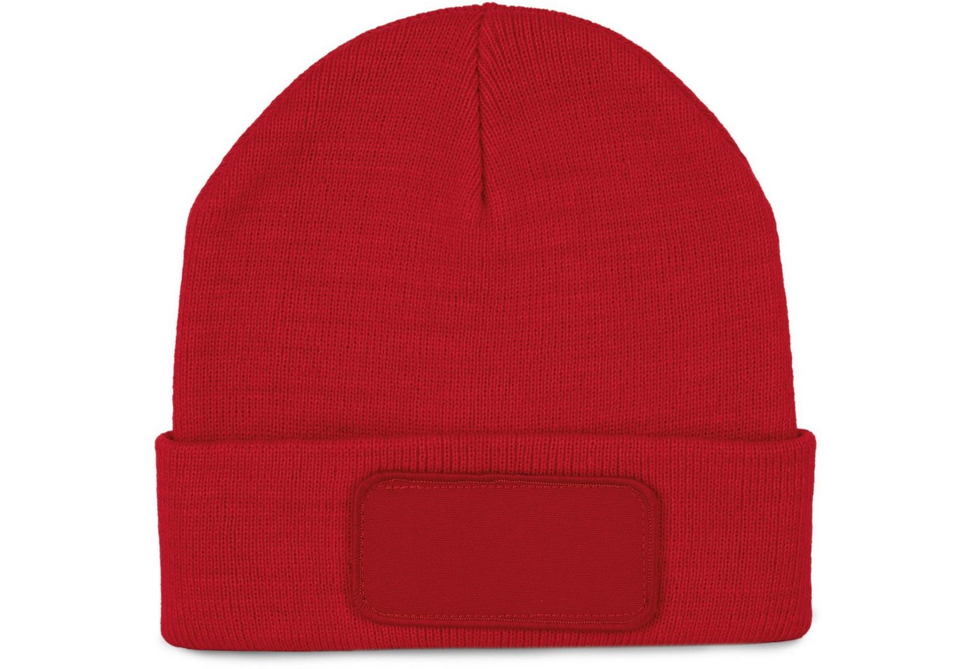 K-UP Bommelmütze Mütze mit Patch von K-UP