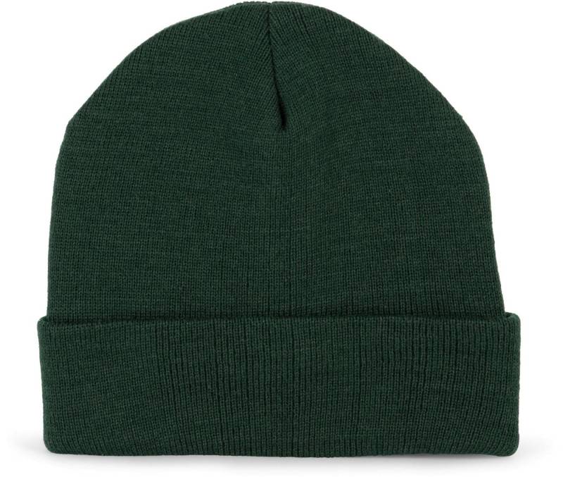 K-UP Bommelmütze Recycelte Mütze mit Patch Thinsulate-Futter K-UP Bommelmütze Recycelte Mütze mit Patch Thinsulate-Futter von K-UP