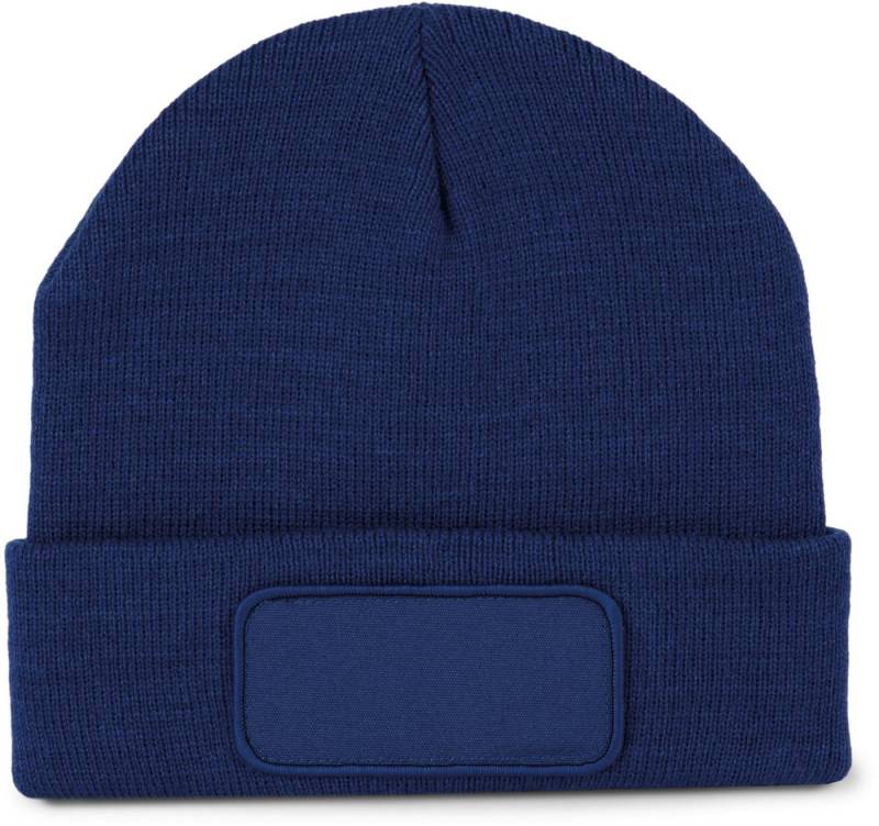 K-UP Bommelmütze Recycelte Mütze mit Patch von K-UP