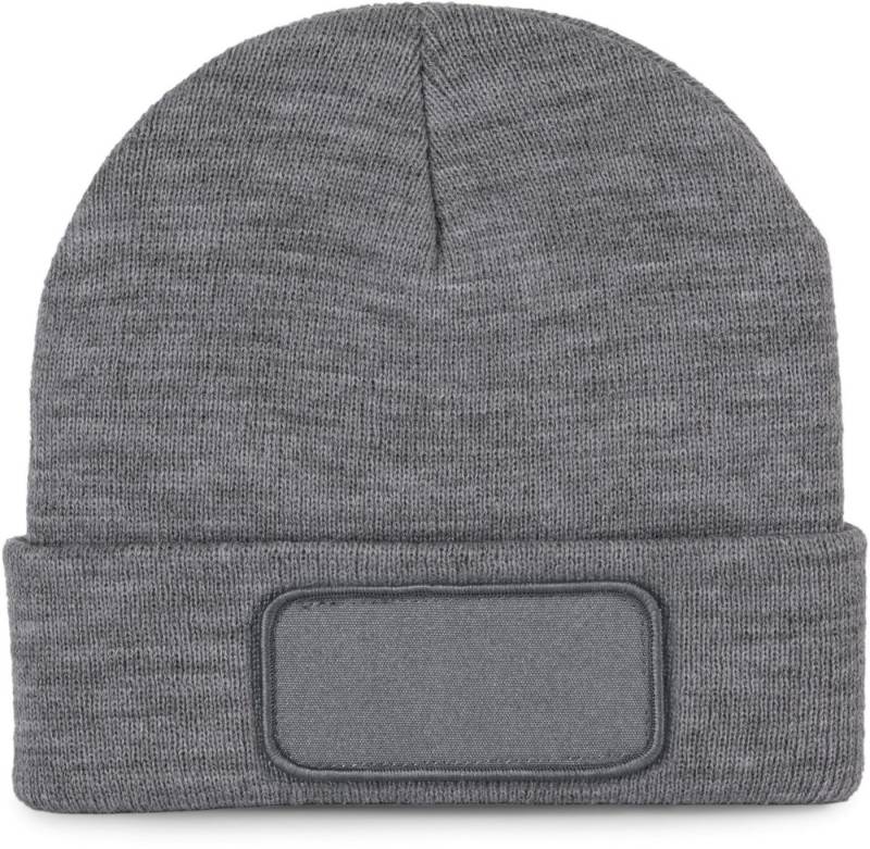 K-UP Bommelmütze Recycelte Mütze mit Patch von K-UP