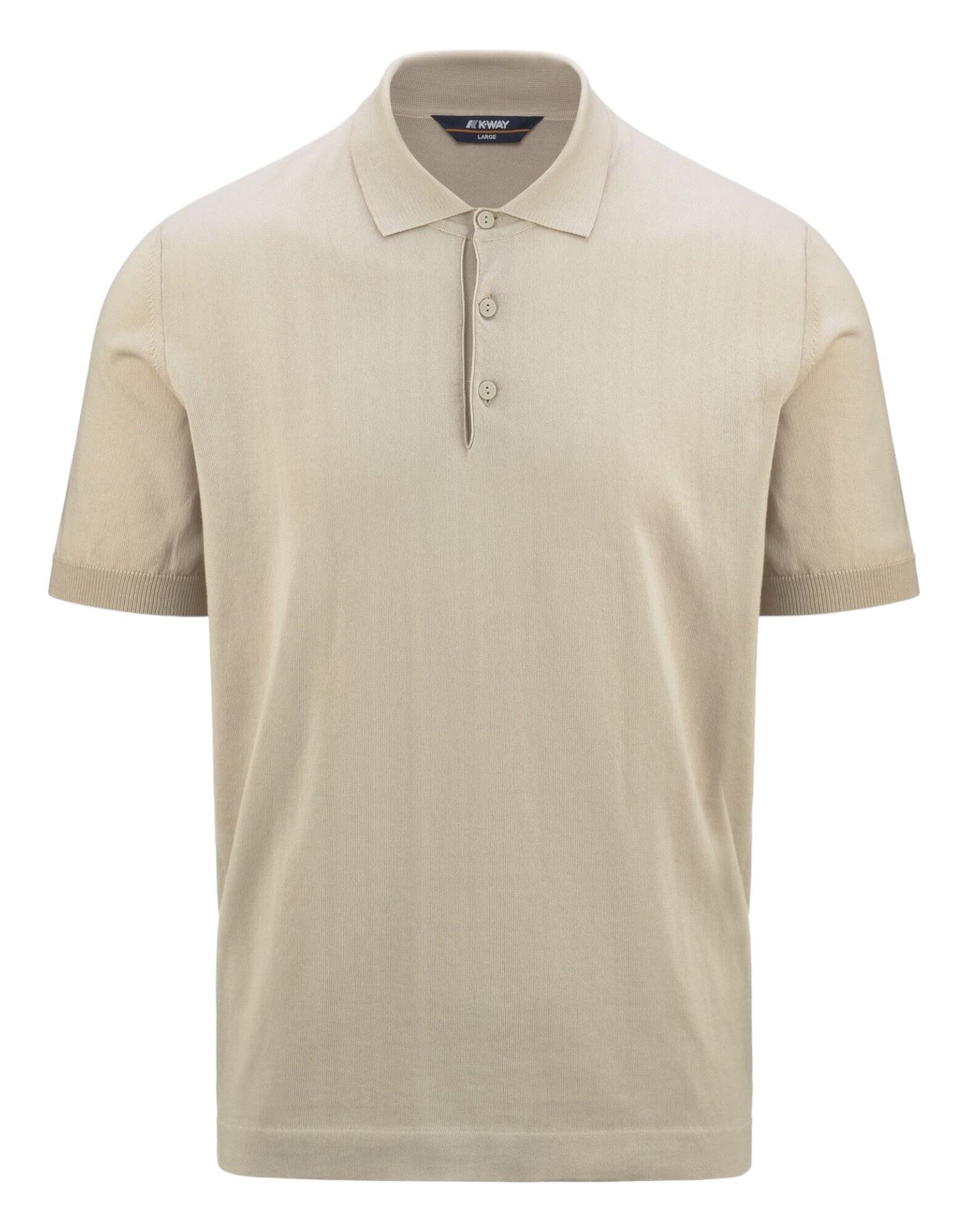 K-WAY Poloshirt Herren Beige von K-WAY