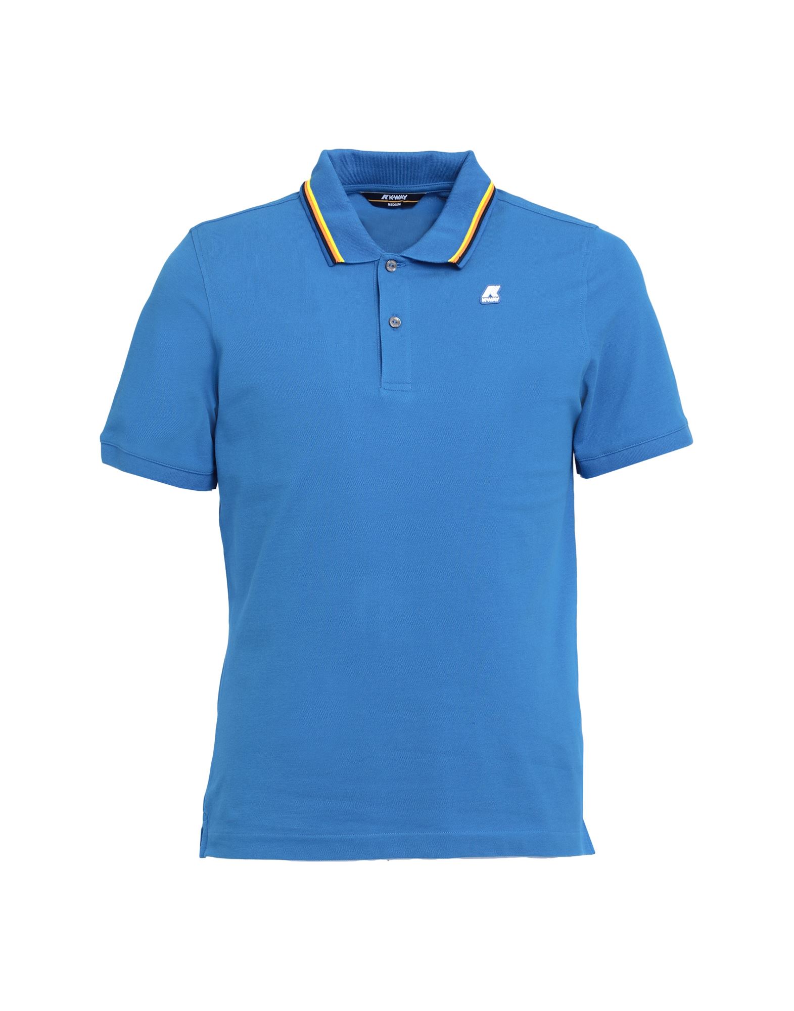 K-WAY Poloshirt Herren Azurblau von K-WAY