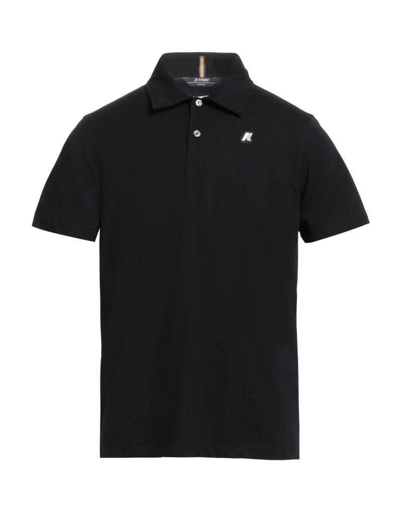 K-WAY Poloshirt Herren Schwarz von K-WAY