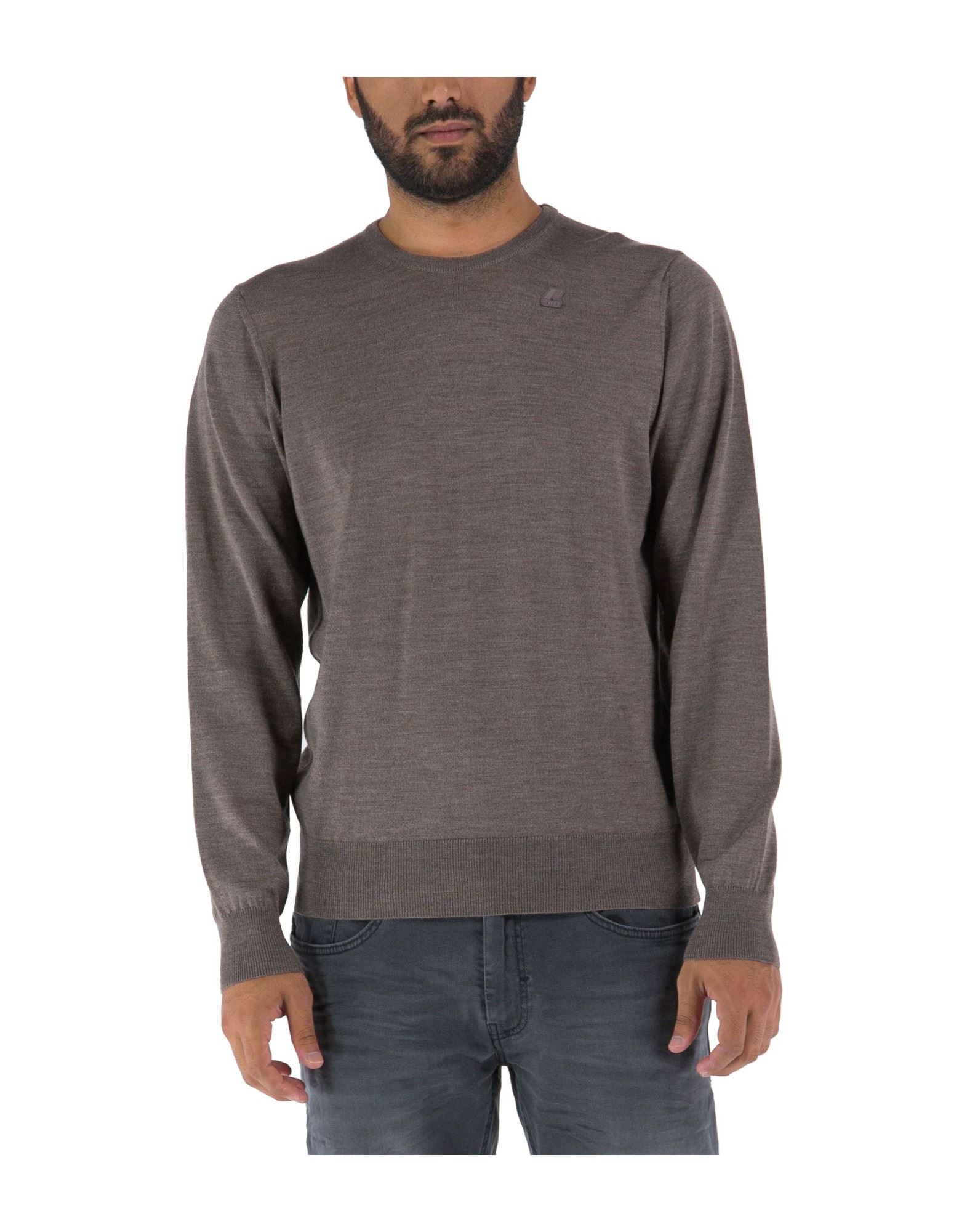 K-WAY Sweatshirt Herren Braun von K-WAY