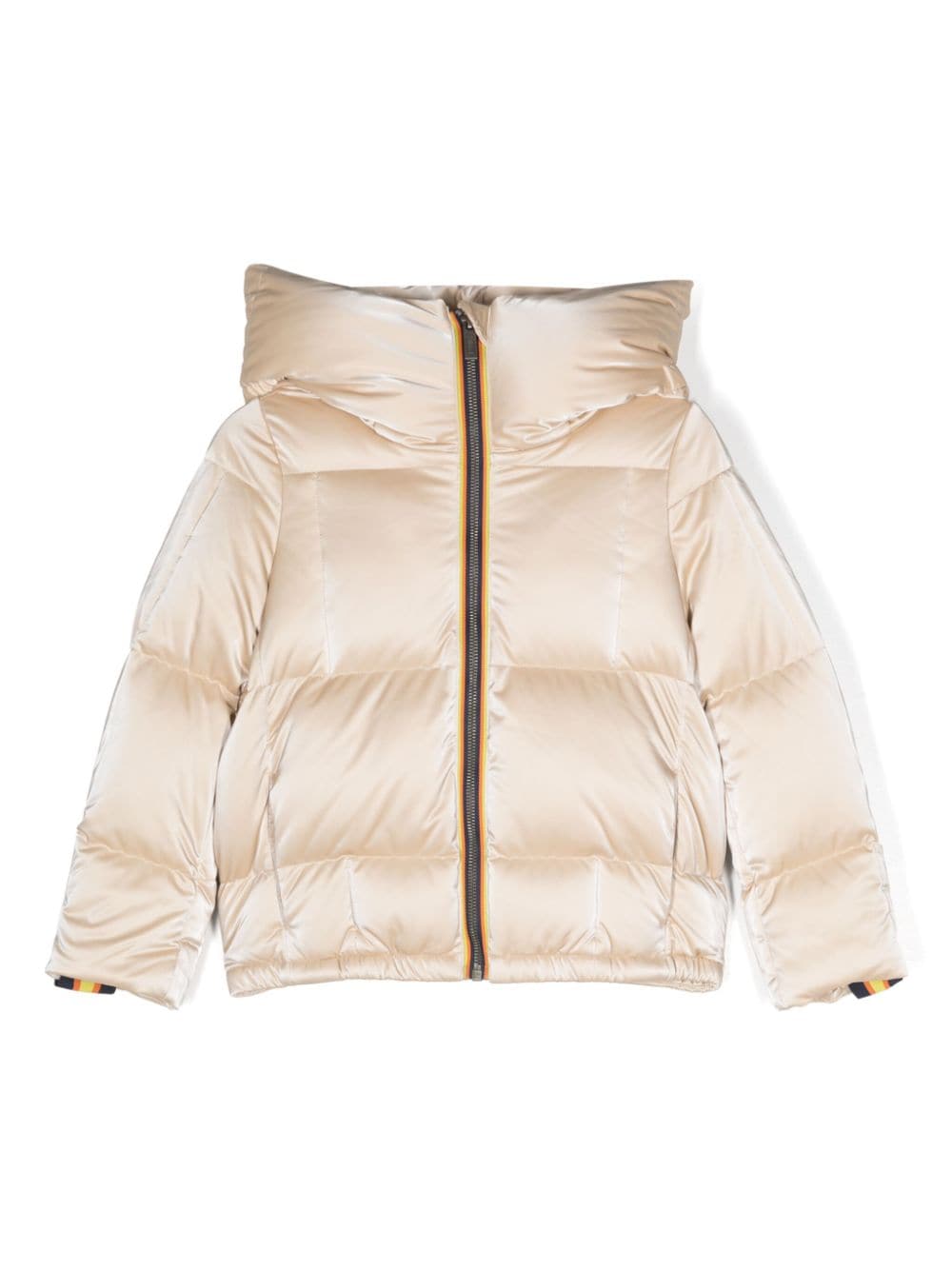 K Way Kids Daunenjacke mit Kapuze - Nude von K Way Kids