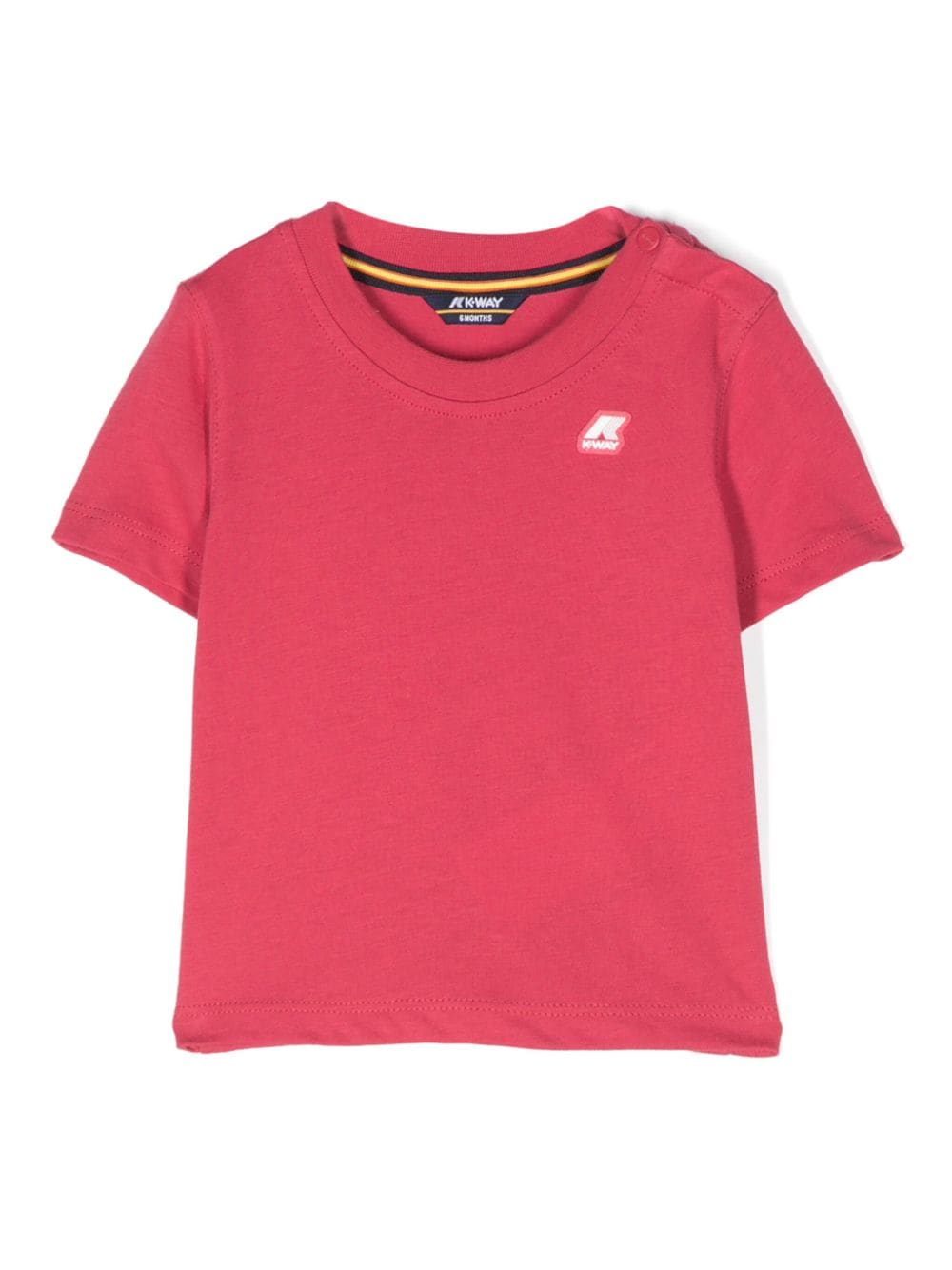 K Way Kids E. Pete T-Shirt mit Logo-Applikation - Rosa von K Way Kids