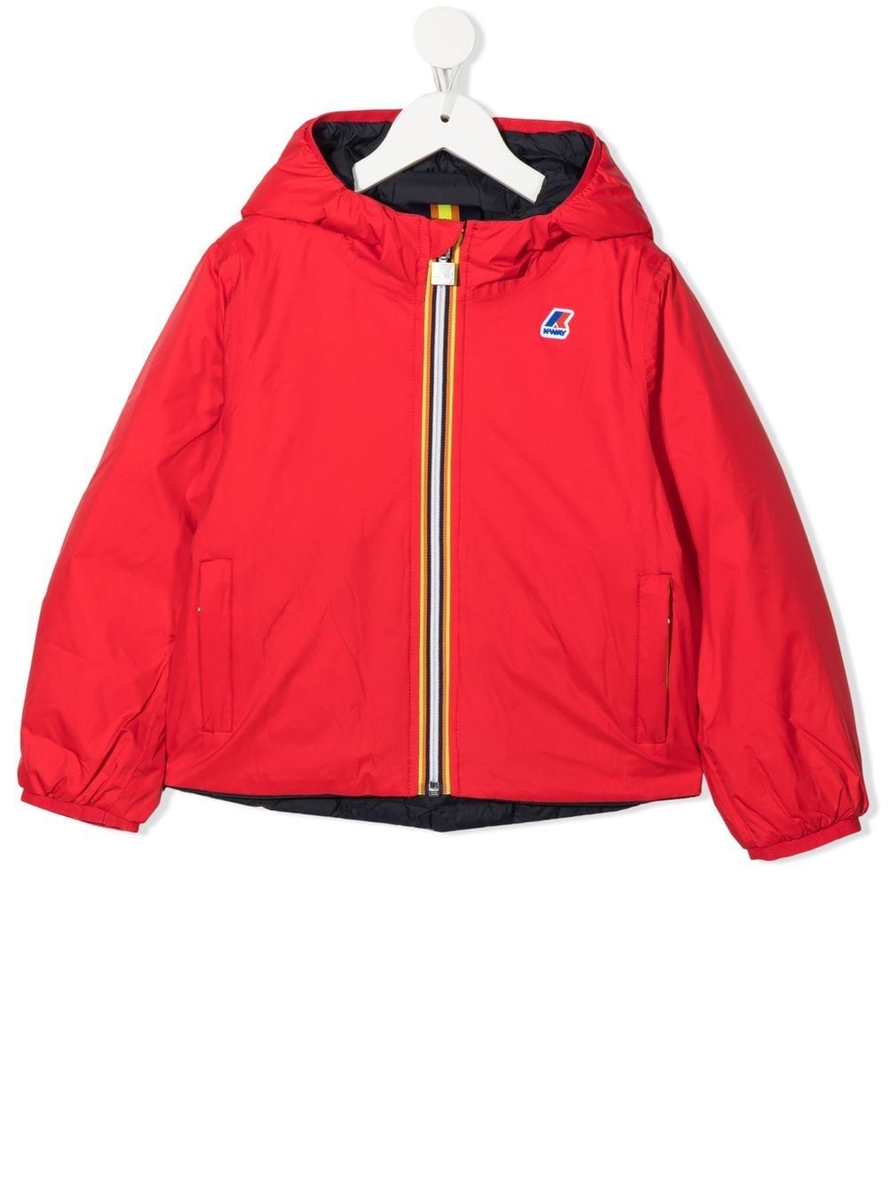 K Way Kids Wendbare Jacques Daunenjacke - Rot von K Way Kids