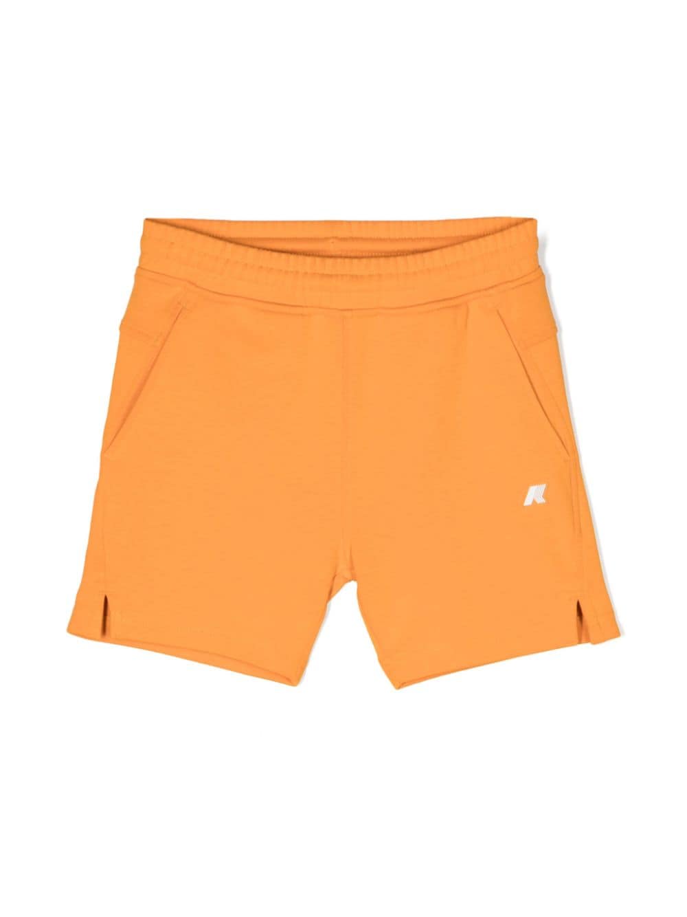 K Way Kids Jersey-Shorts mit Logo-Applikation - Orange von K Way Kids