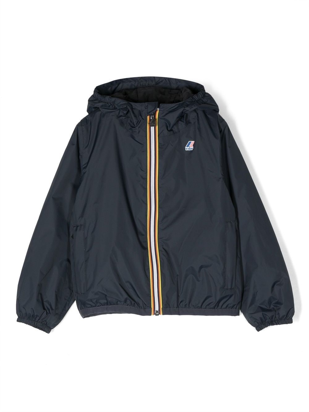 K Way Kids Kapuzenjacke mit Logo - Blau von K Way Kids