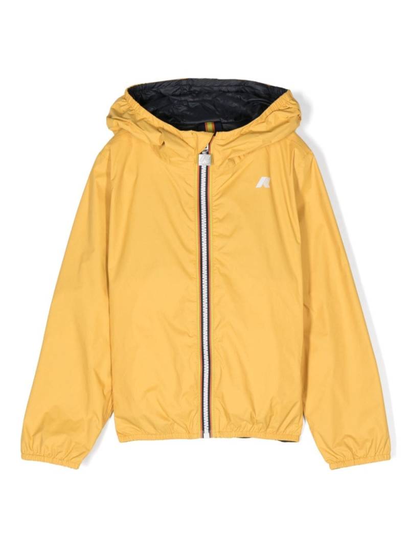 K Way Kids P. Jake Plus.2 Reversible Regenjacke - Gelb von K Way Kids