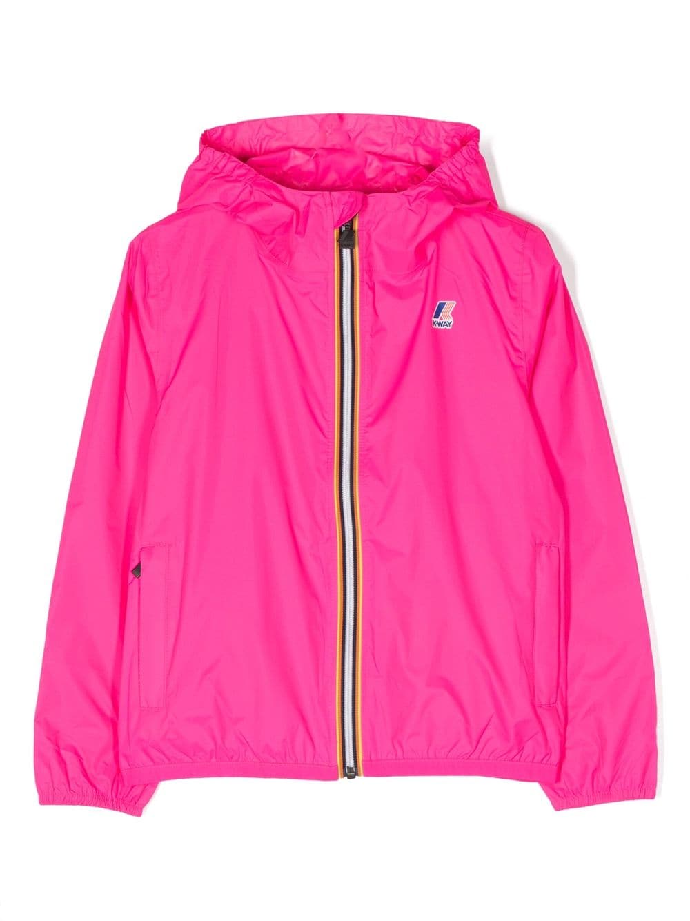 K Way Kids Wasserdichte P Le Vrai 3.0 Claude Kapuzenjacke - Rosa von K Way Kids