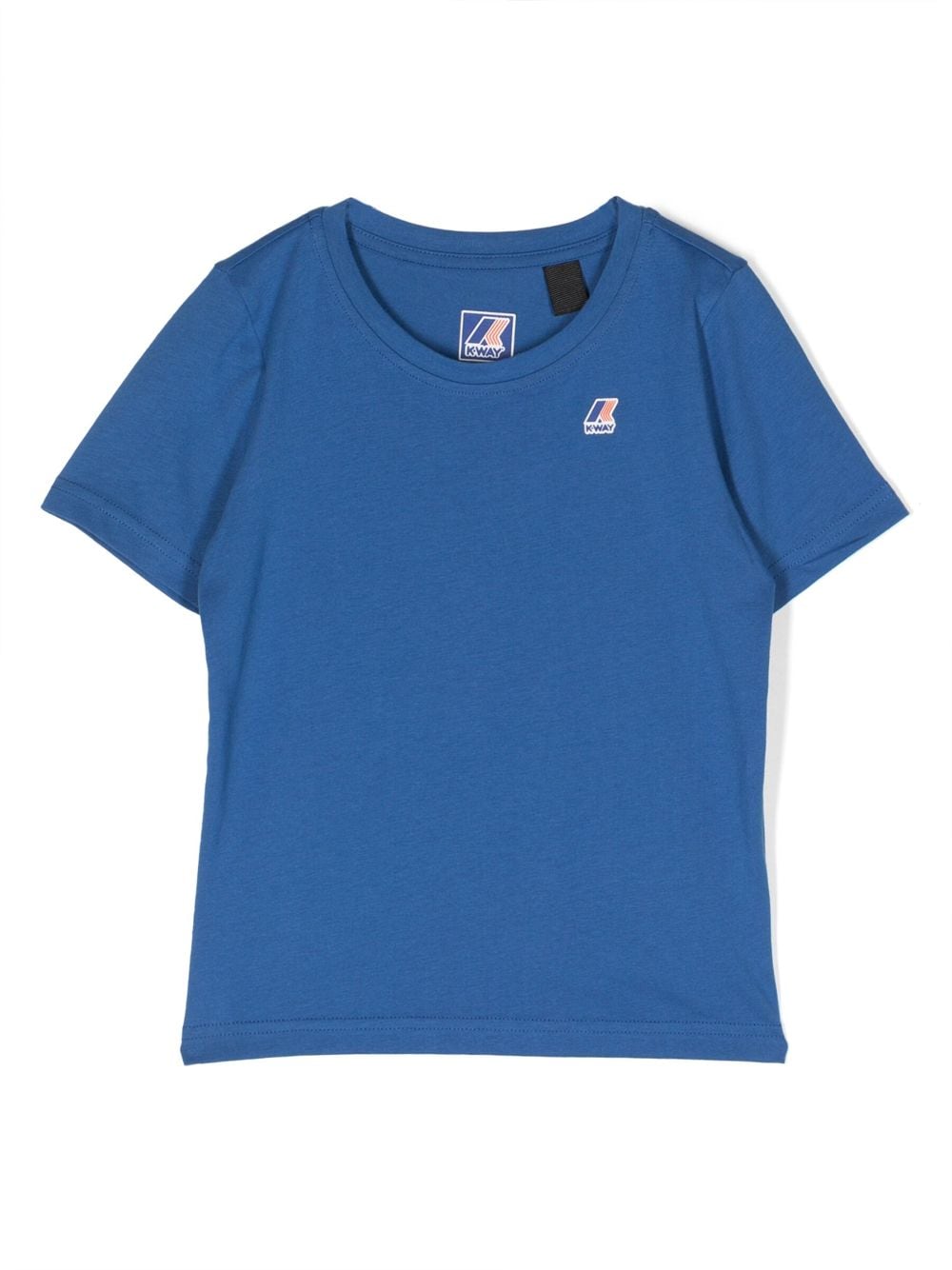 K Way Kids T-Shirt mit Logo-Patch - Blau von K Way Kids