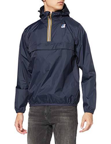 K-Way Herren Le VRAI Leon 3.0 Jacke, Blau (Depht Blue), S von K-Way