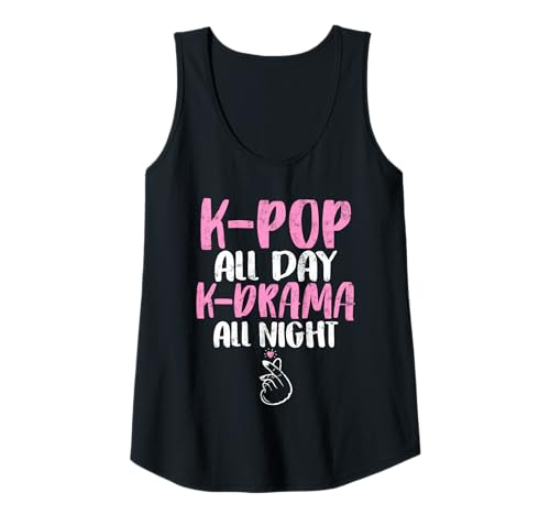 Damen Kpop Den ganzen Tag KDrama Die ganze Nacht Lustige Kpop Koreanische Drama-Liebhaber Tank Top Damen Kpop Den ganzen Tag KDrama Die ganze Nacht Lustige Kpop Koreanische Drama-Liebhaber Tank Top von K-pop & K-drama Lover Apparel