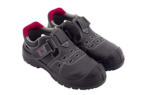 Arbeitssandale NIZO NZ020 S1 SRC Sicherheitsschuhe Stahlkappe Arbeitsschuhe Herren Damen Schuhe Sandale Gartenschuhe Herrenschuhe Damenschuhe Unisex (38 EU) von K & G seit 1948