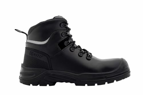 K & G seit 1948 Arbeitsstiefel NIZO NZ200 S3 SCHWARZ Arbeitsschuhe Sicherheitsschuhe Stiefel Kunststoffkappe Schuhe Gartenschuhe Damenschuhe Herrenschuhe (39 EU) von K & G seit 1948